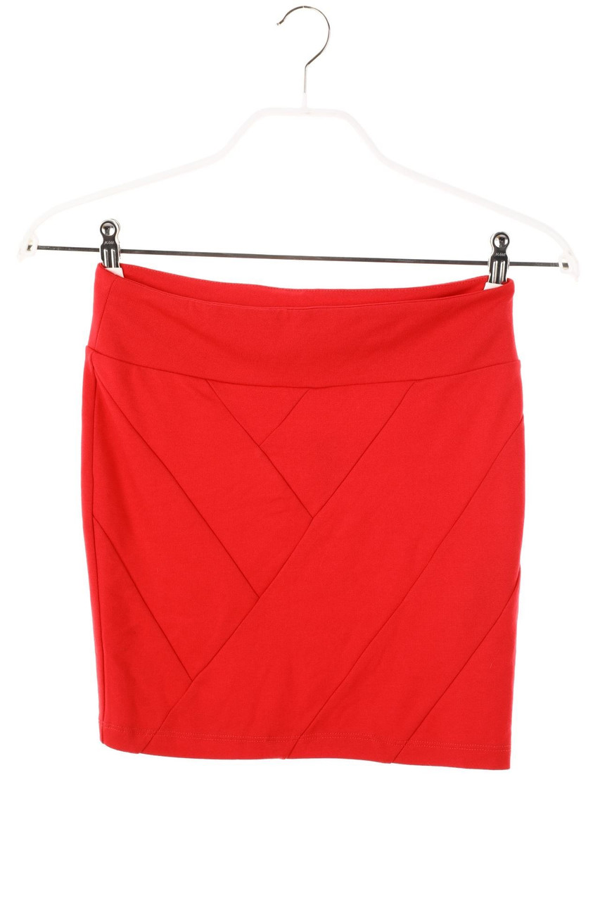 Stradivarius - Mini-Skirt with Viscose - S