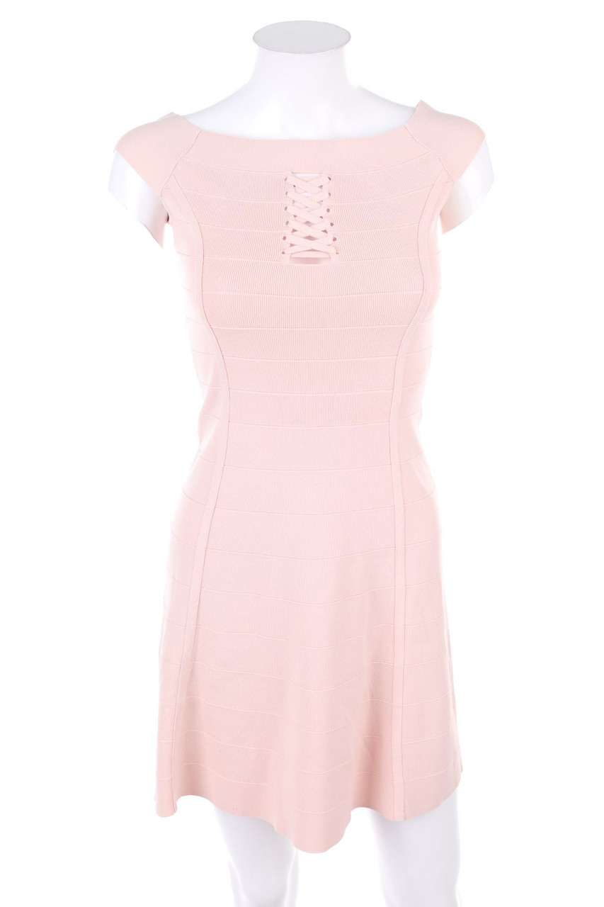 MORGAN - Mini Dress with Lacing - S