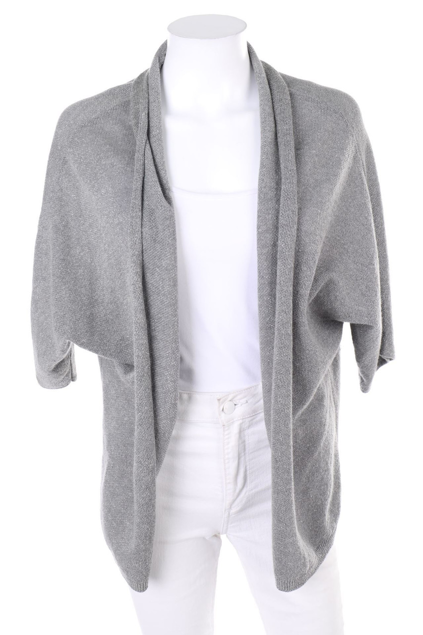 CAMAÏEU - Glitzer-Cardigan mit Batwing-Ärmeln - D 38-40