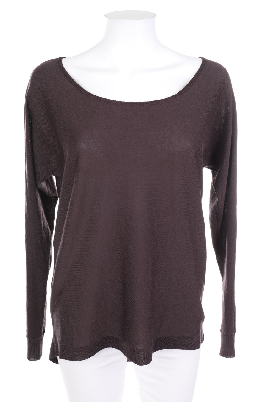 zebra - Blouse with Lace Insert - M