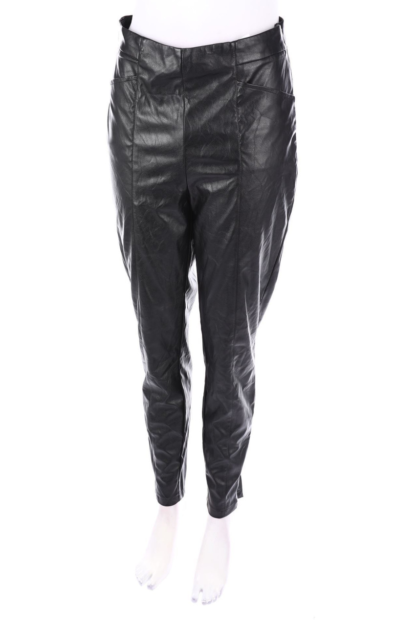House - Faux Leather Leggings - L