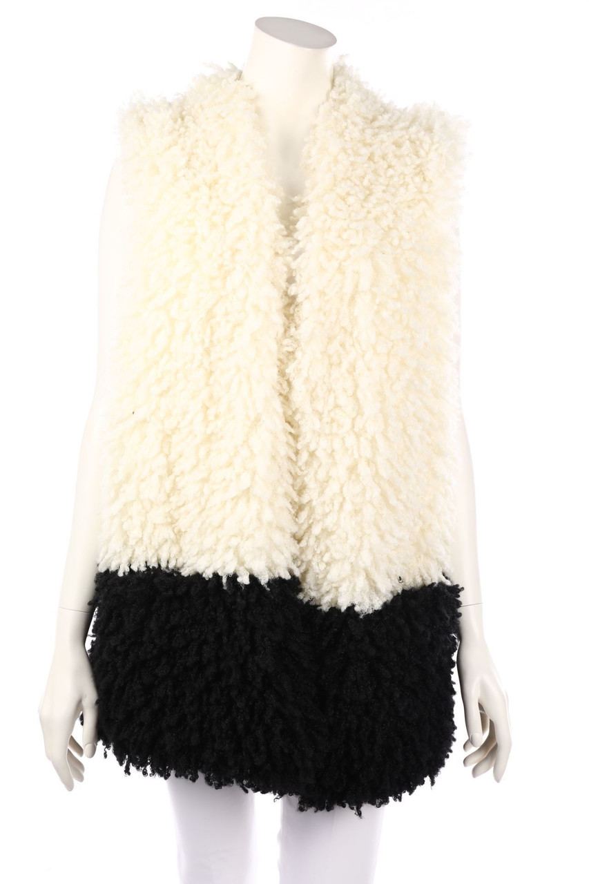 YOANA BARASCHI - Teddy-Fake Fur-Weste - L