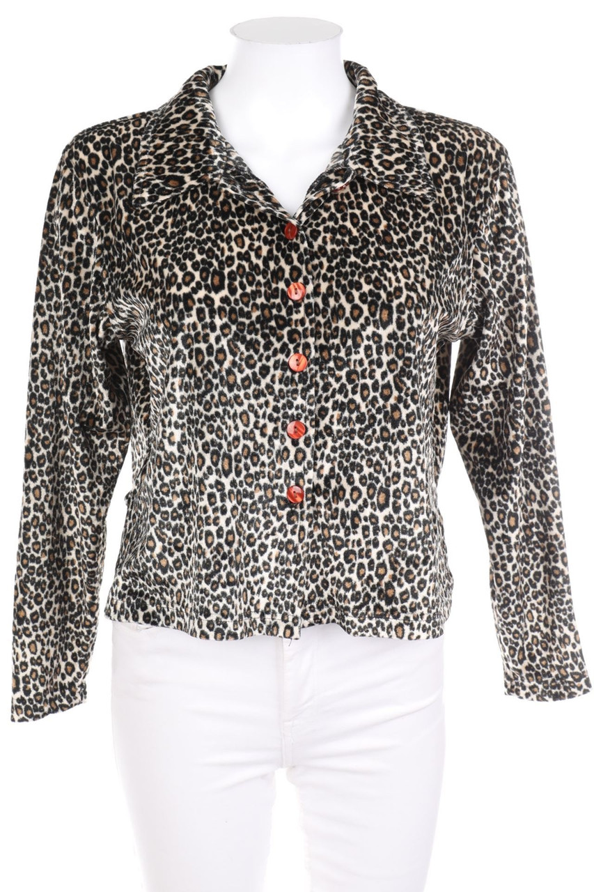 SECONDHAND - Blouse with Animal Print - S