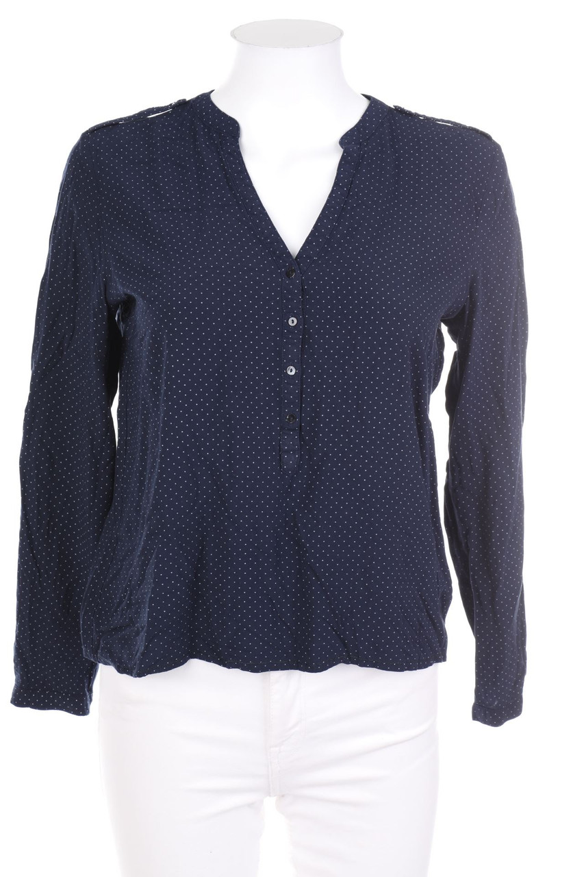 No Label - Blouse with Small Dots - S