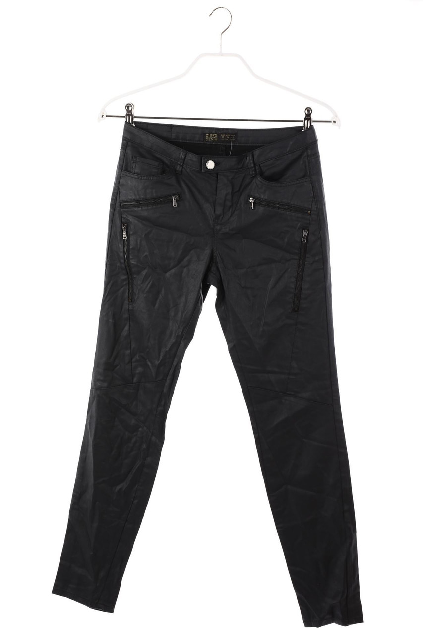 ZARA - Coated-Hose im Biker-Stil - D 34