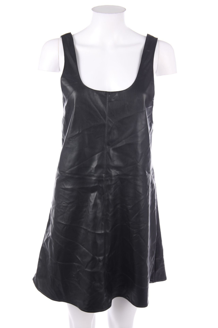 MANGO - Faux Leather-Minikleid - XS