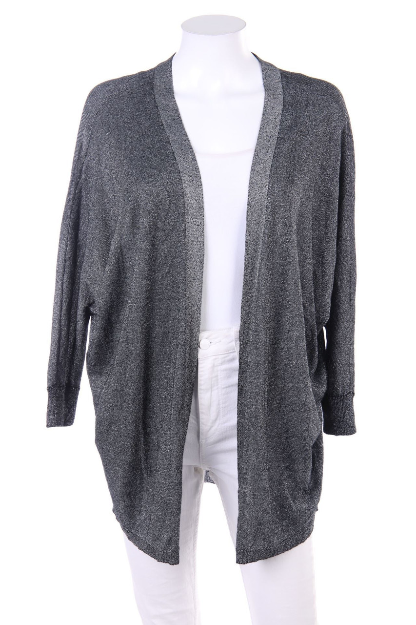 WOMEN ONLY - Cardigan mit Metallic-Effekt - S