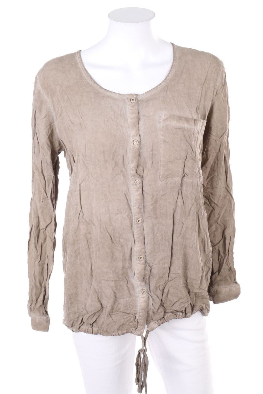 Fresh Made - Garment Dyed-Bluse - M