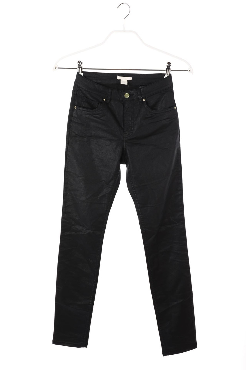 H&M - Coated Skinny Jeggings - D 34