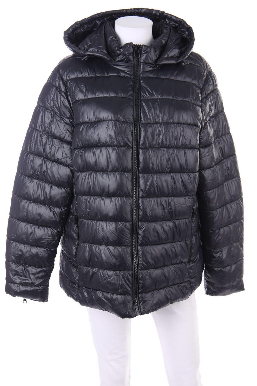 MANGO violeta - Puffer-Jacke mit Kapuze - L