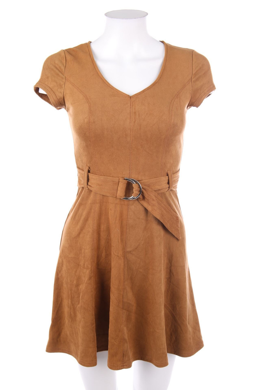 TALLY WEiJL - Faux Leather-Mini Dress - XS