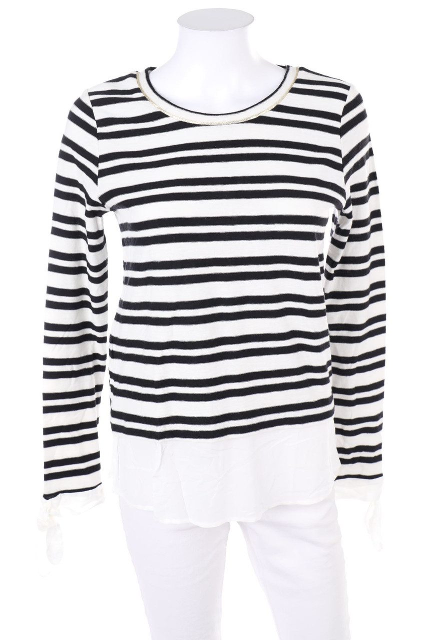 promod - Sport Longsleeve-Shirt mit Streifen - S