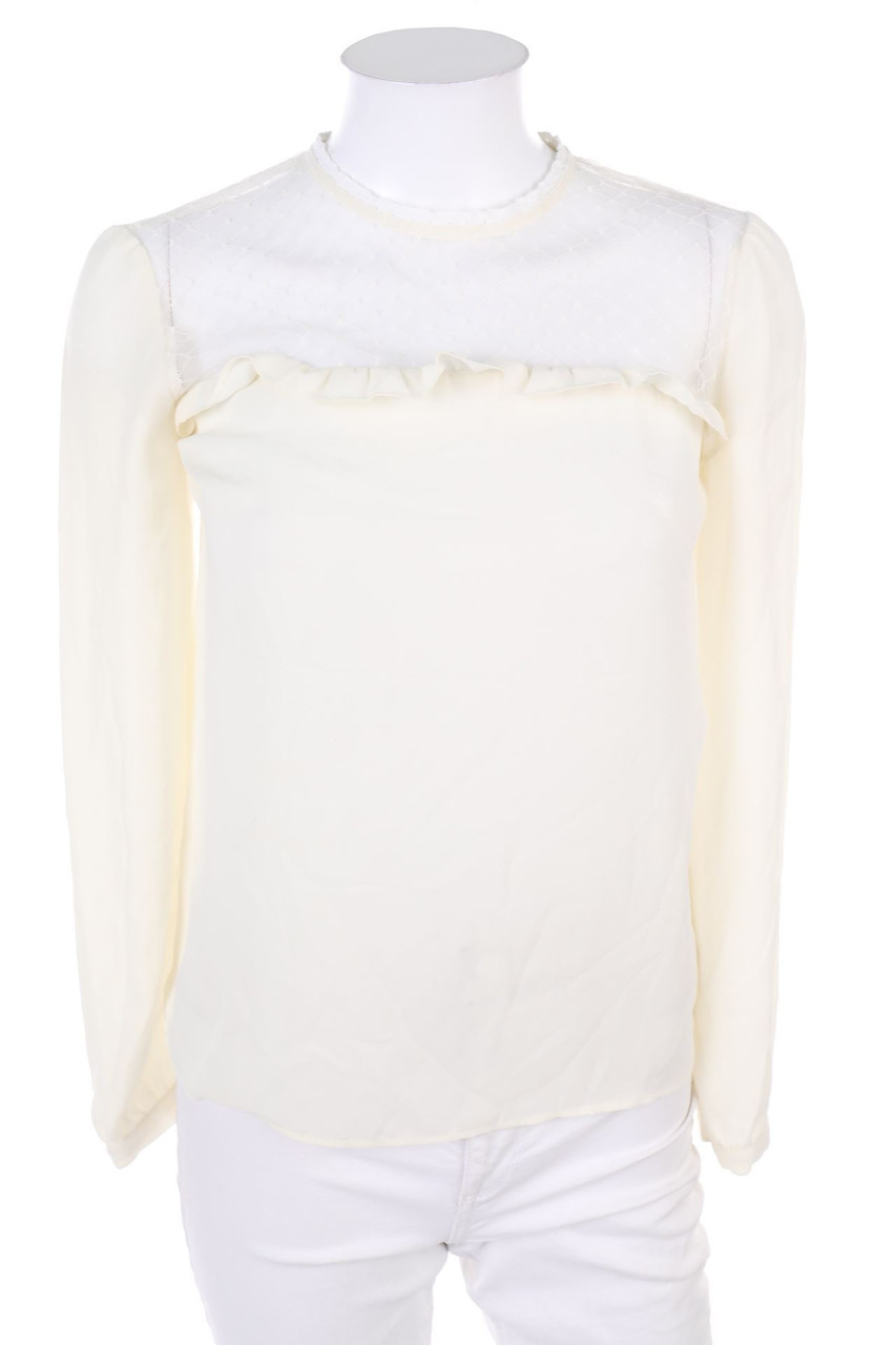 NAF NAF - Dandy-Bluse mit Rüschen - D 34