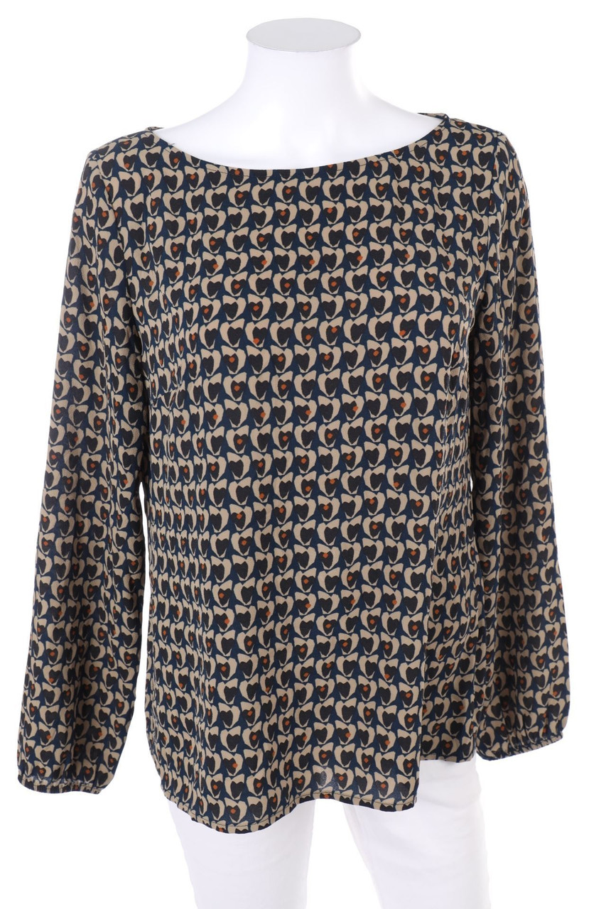 No Label - Blouse with Print - L