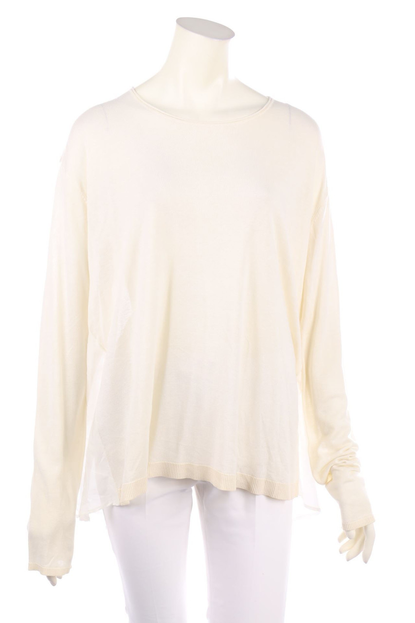 DOROTHEE SCHUMACHER - Oversize-crewneck pullover, Layer Look - M
