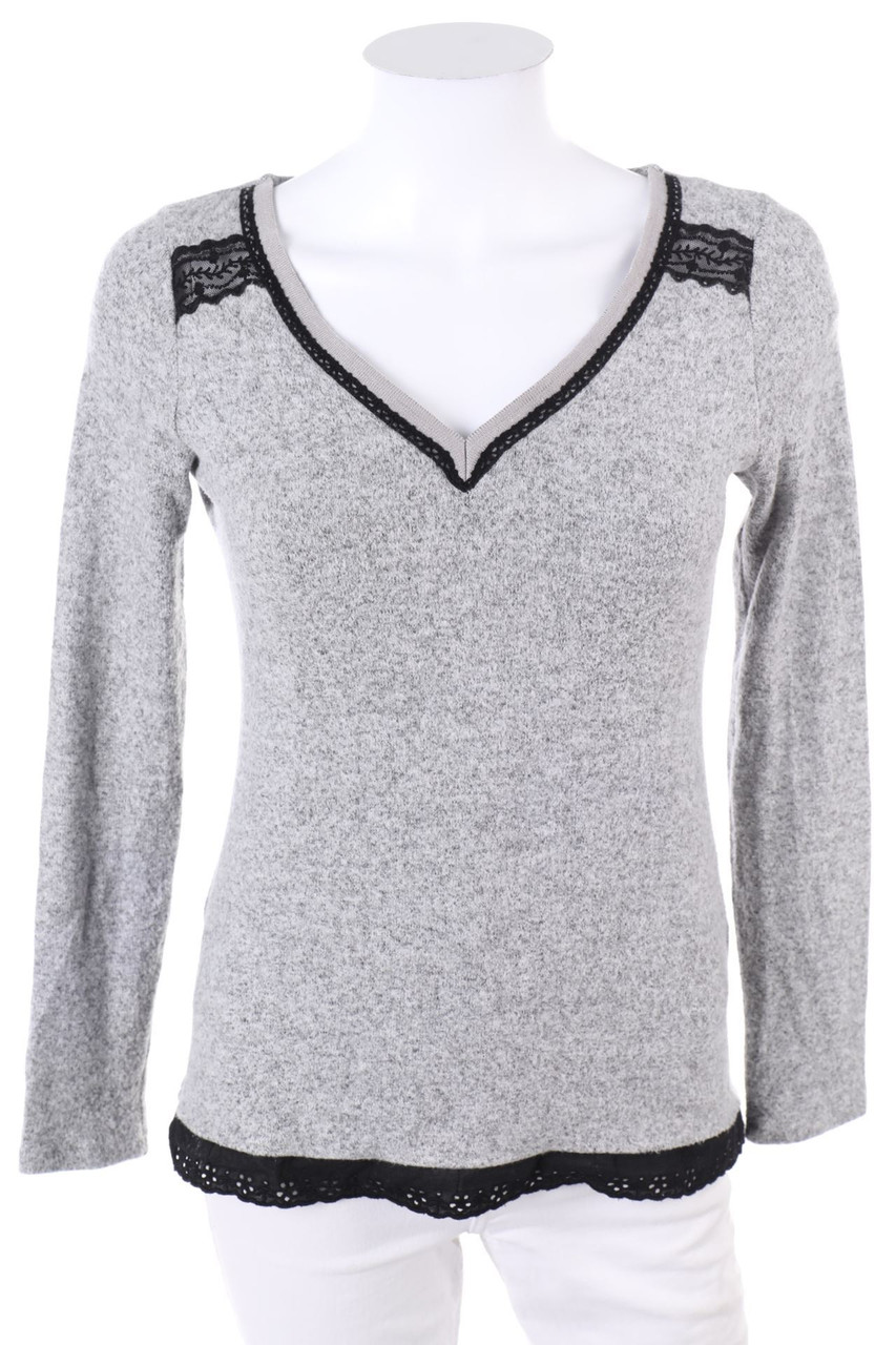 NAF NAF - Sweatshirt mit Spitze - XS