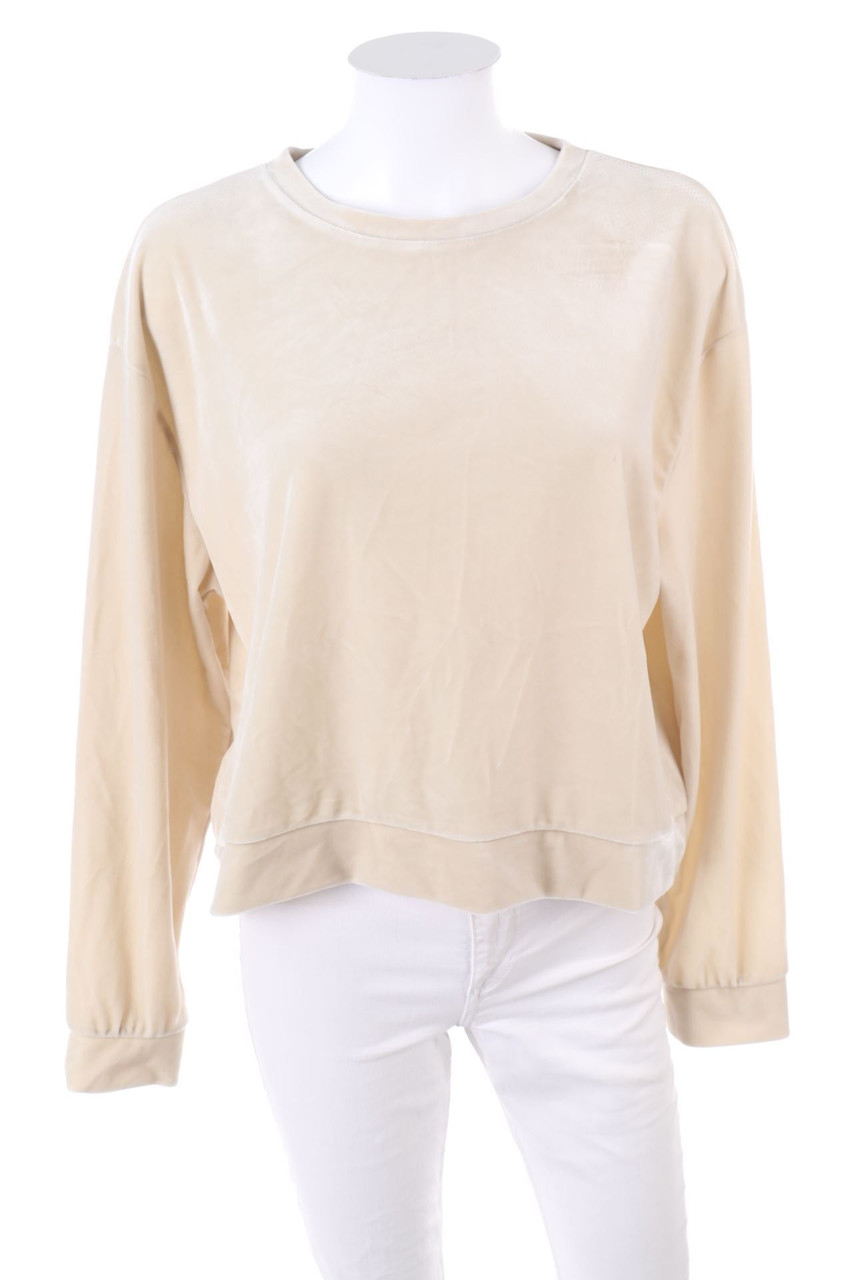ZARA - Samt-Pullover - M