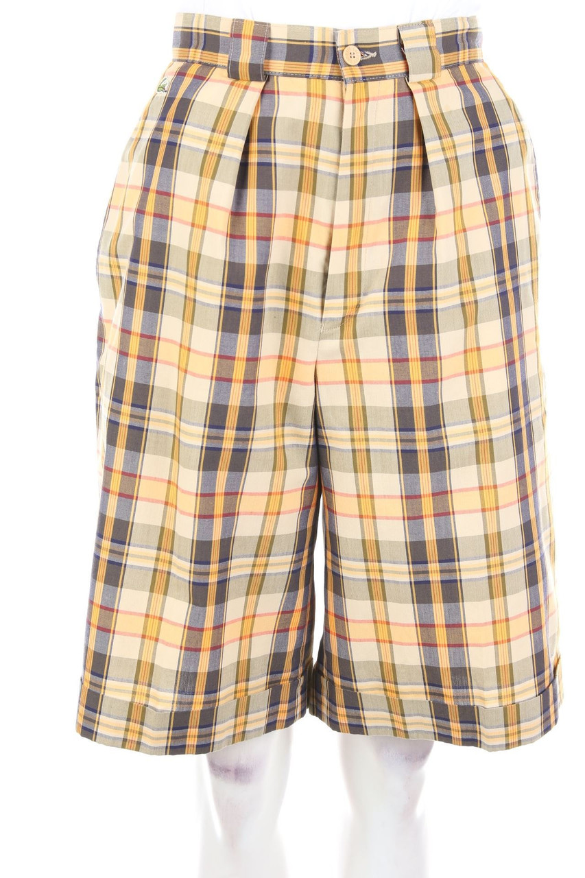 CHEMISE LACOSTE - Vintage-Bermuda Shorts, Checked - D 36