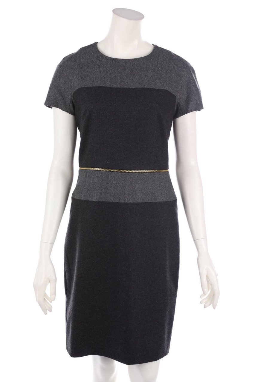 GEORGES RECH PARIS - Sheath Dress, Wool-Blend - D 38