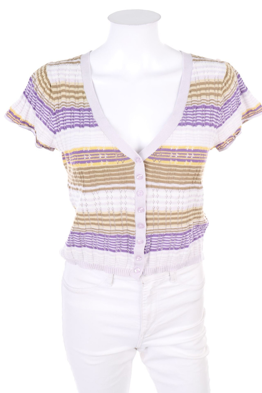 NTS not the same - Kurzarm-Bolero mit Streifen - L