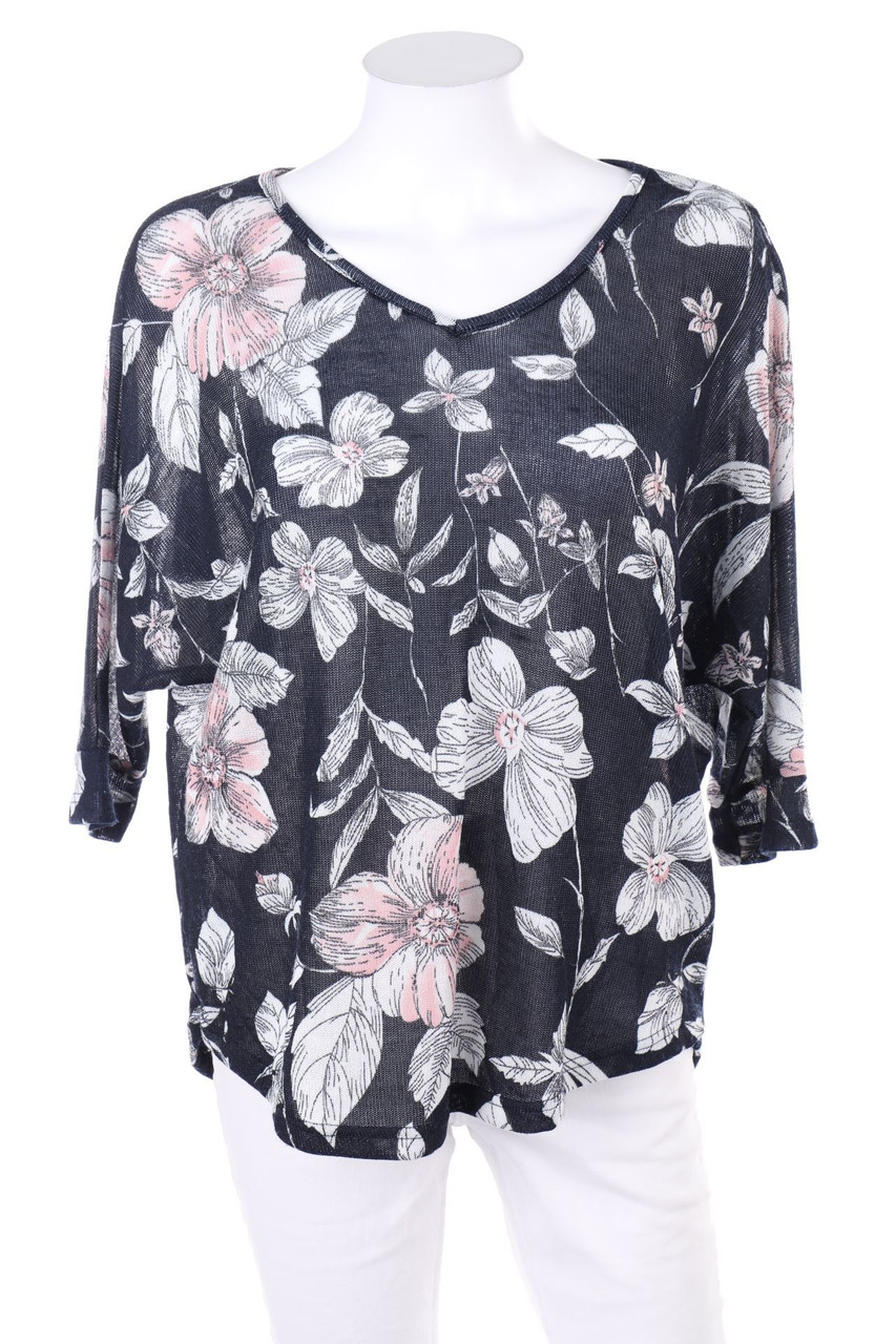 Chicorée - Pullover with floral print - L