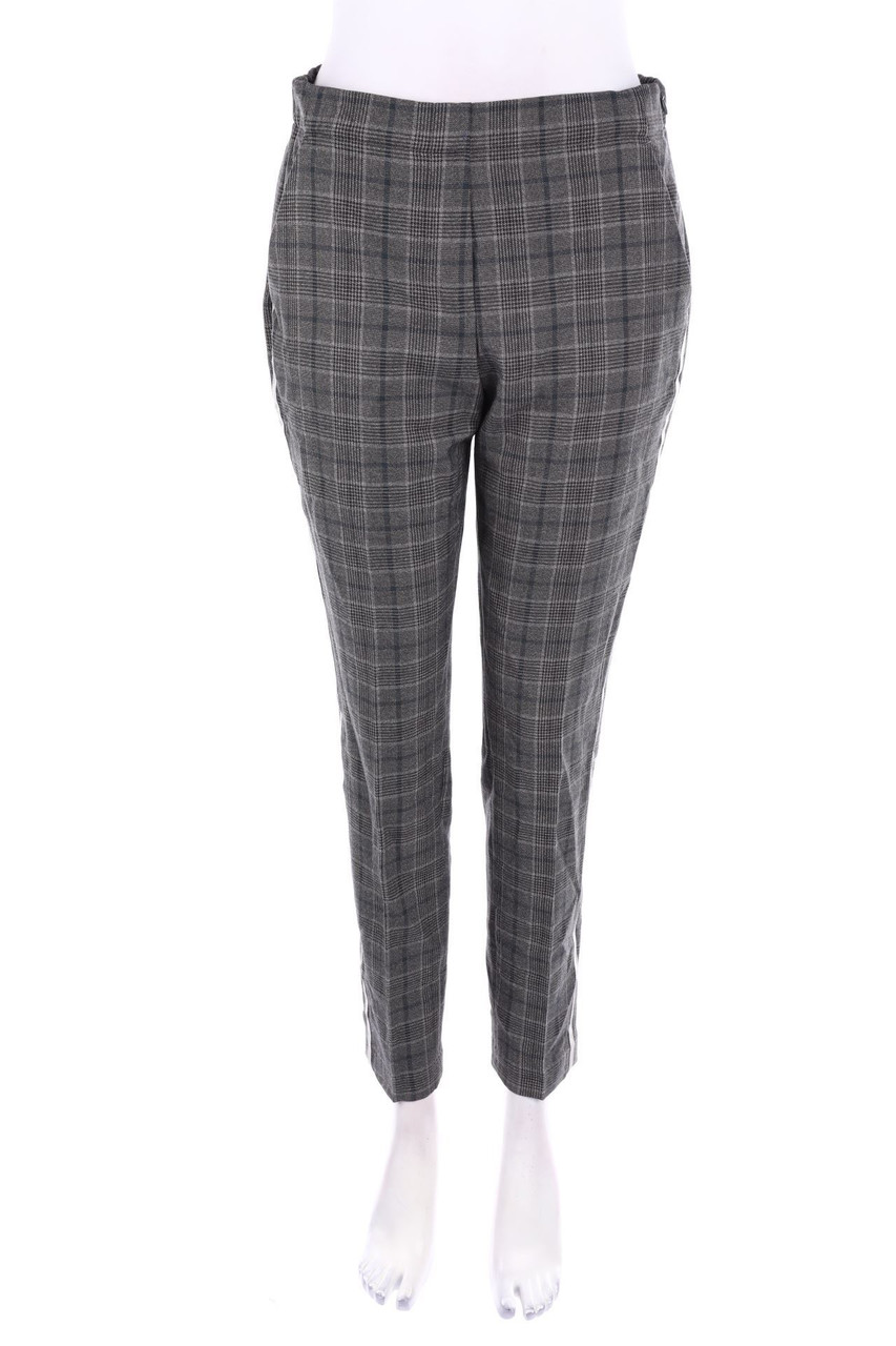 OPUS - Jogger-Hose mit Karo-Muster - D 38