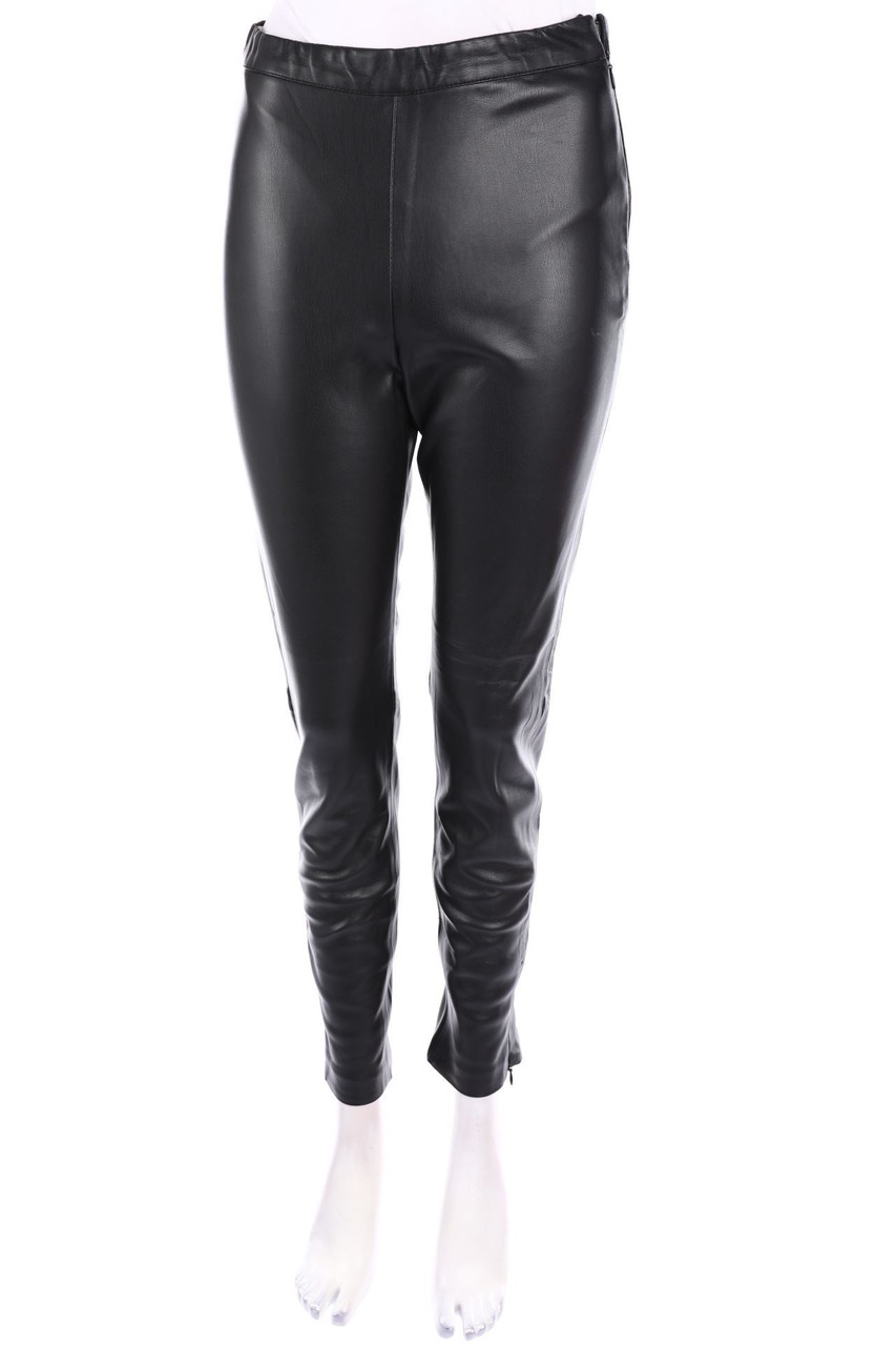 YAYA - Kunstleder-Leggings - D 36