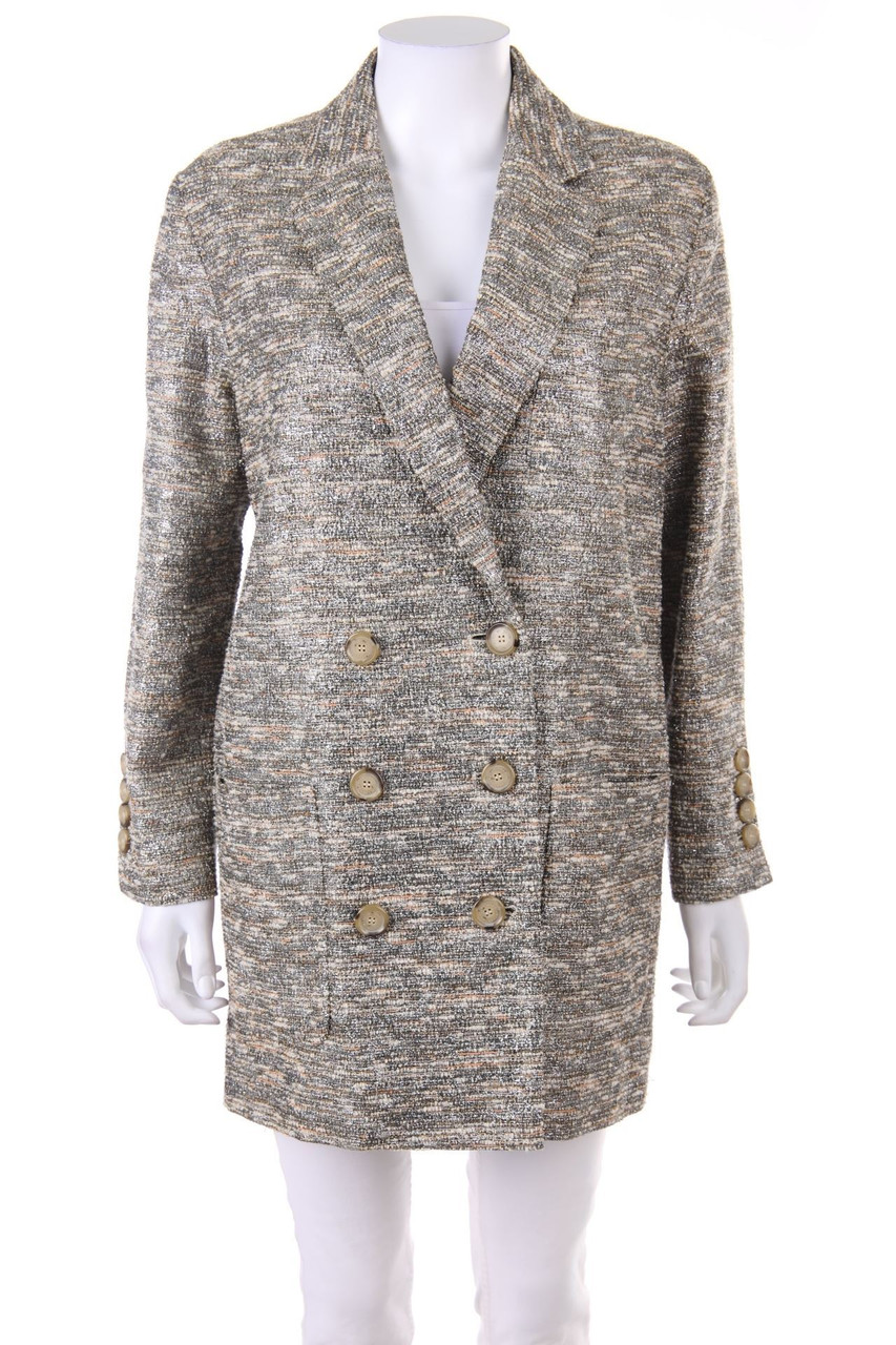 MARC BY MARC JACOBS - Bouclé Coat with Metallic Effect - XS