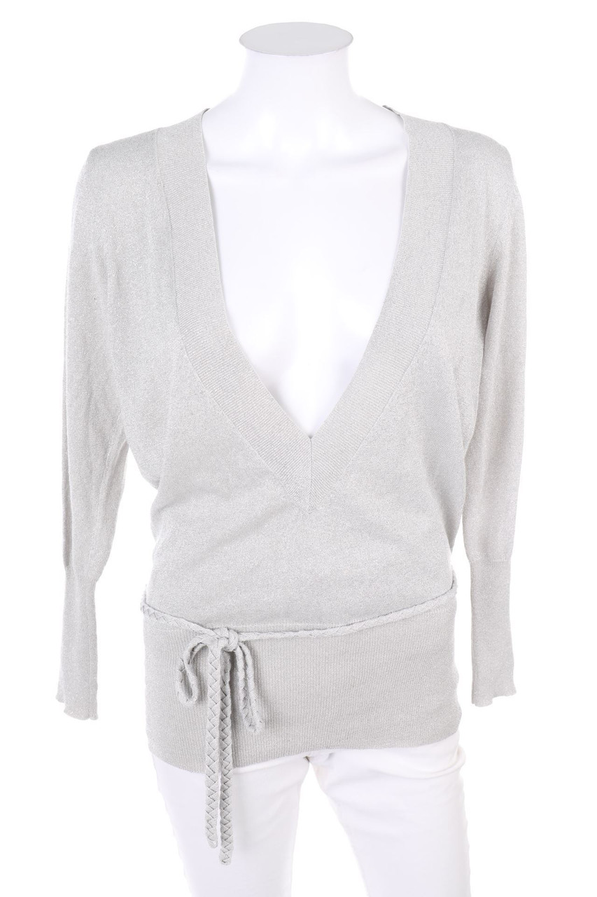 ABSOLU Paris - Strick-Pullover aus Seiden-Mischung mit Glitzer - D 36