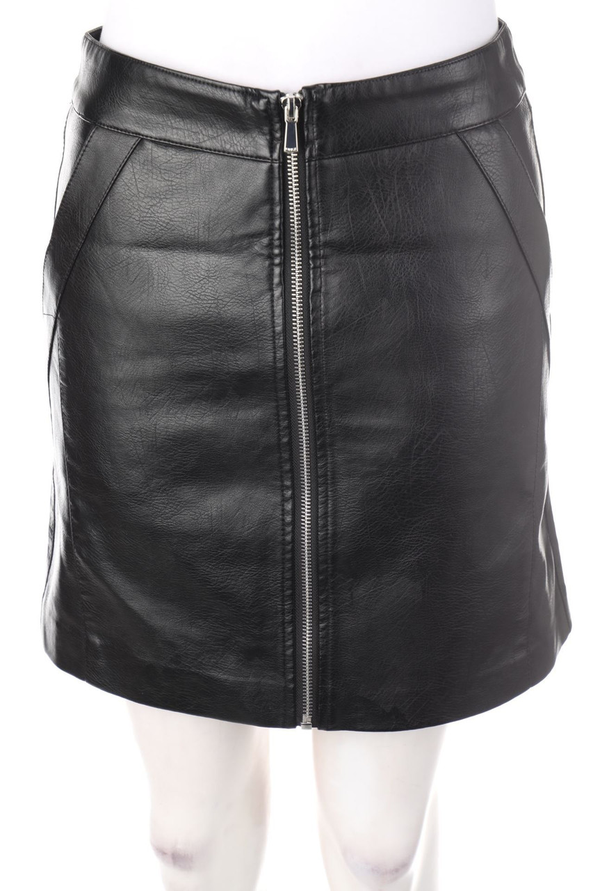 ONLY - Faux Leather-Mini-Rock - S