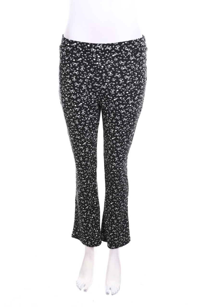 TALLY WEiJL - Knit-Leggings with Flower Print - D 38
