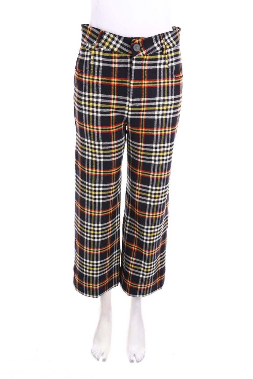 ZARA - Hose mit Karo-Muster - S