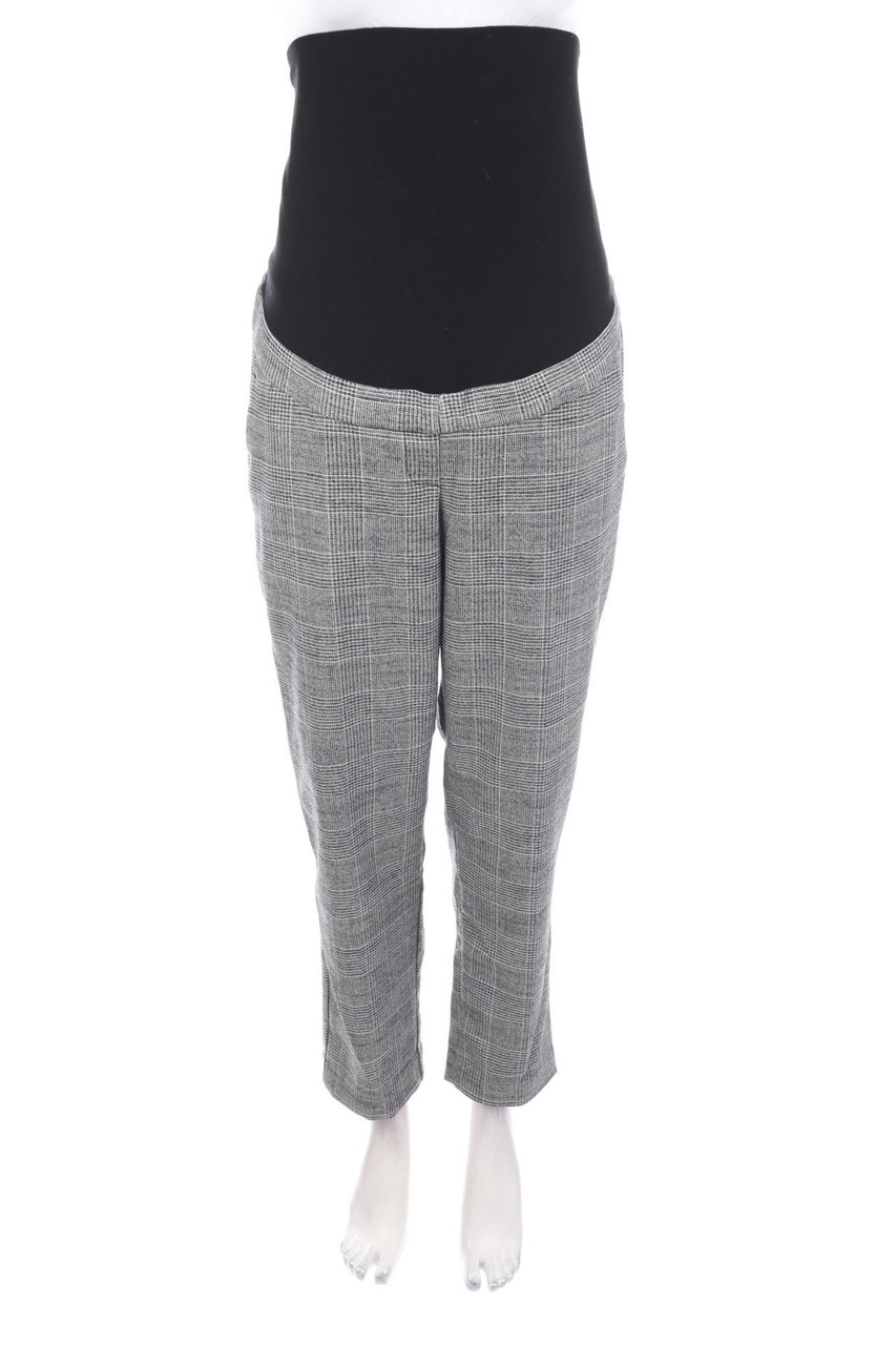 H&M MAMA - Umstands-Hose mit Karo-Muster - L