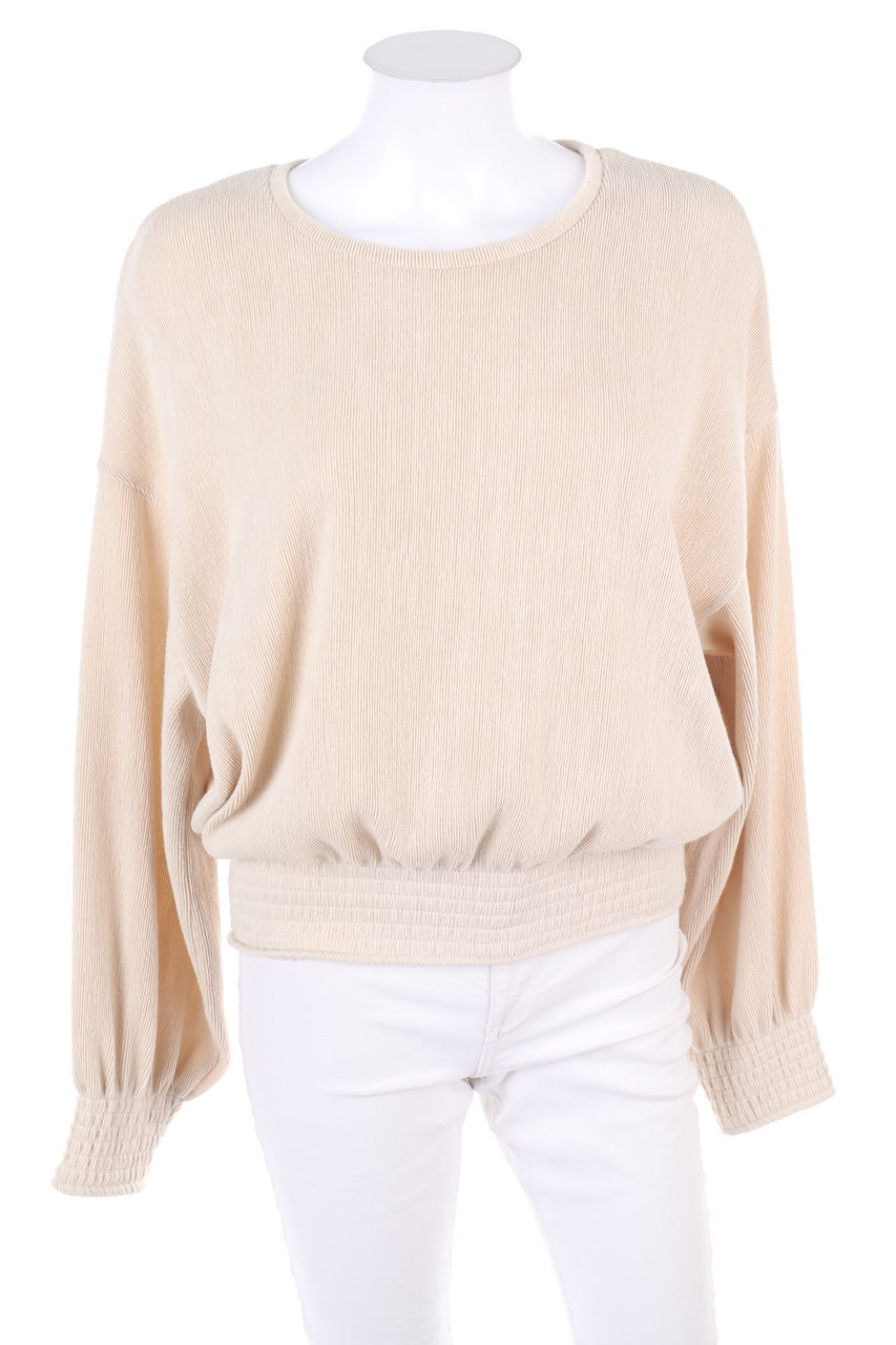 ZARA - Bluse mit Gummizug - S