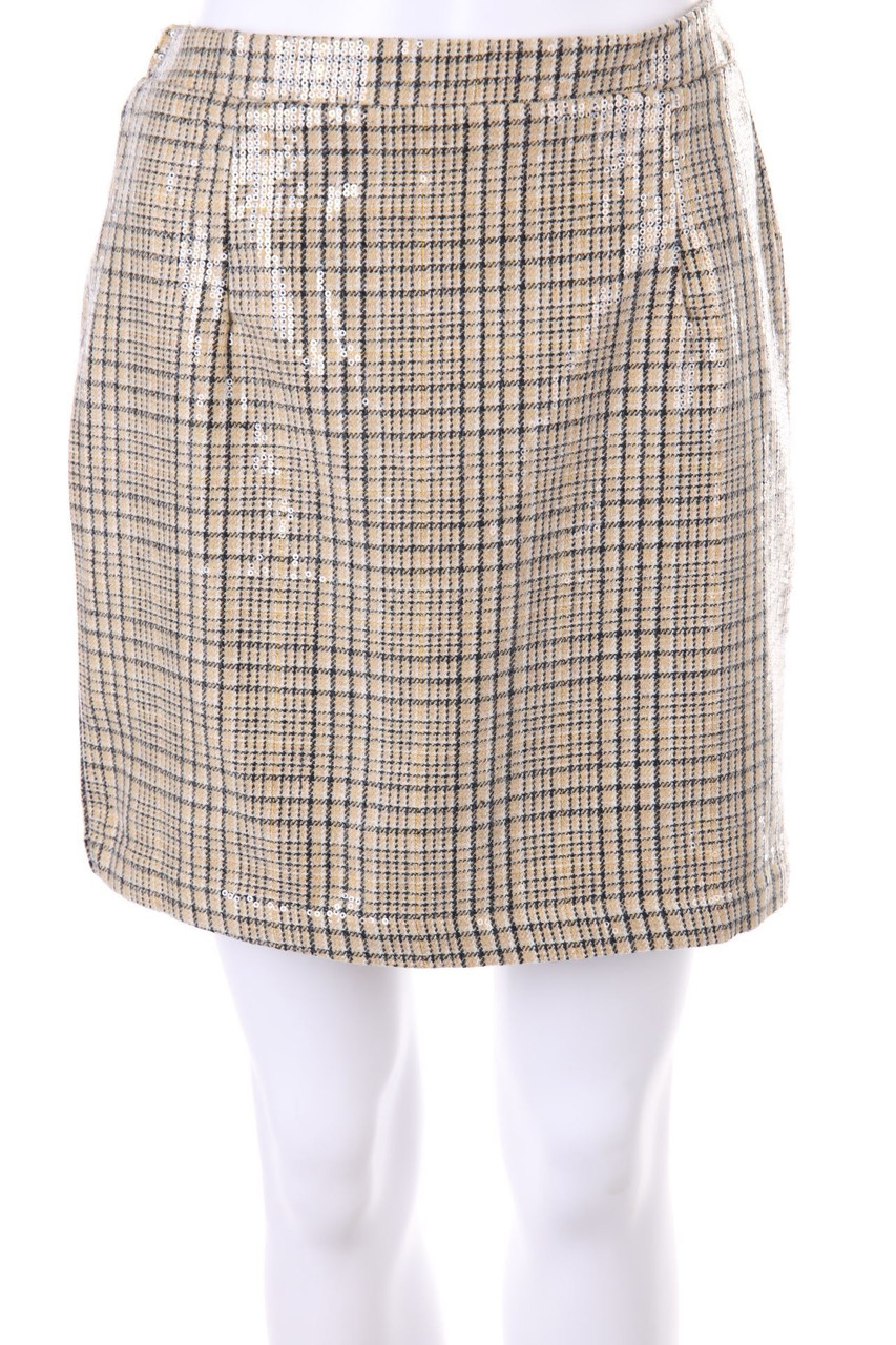 An´ge - Checked Skirt with Sequins - XS