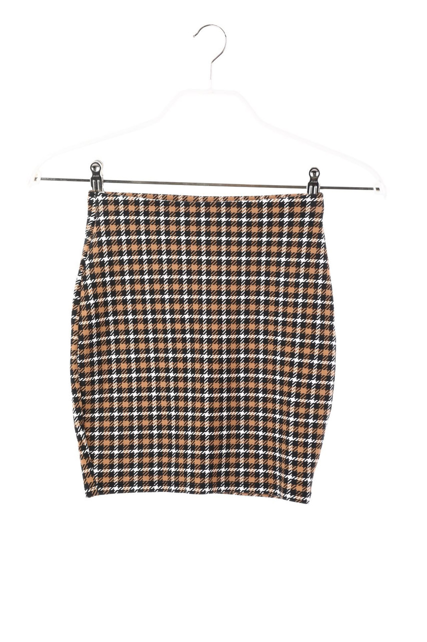 AMISU - Minirock mit Karo-Muster - D 32