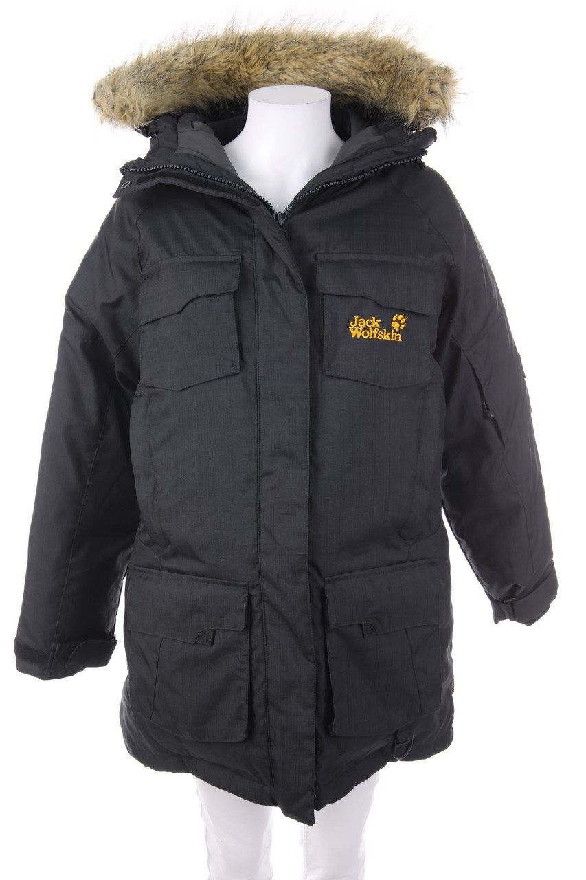 Jack Wolfskin - Daunen-Parka mit Fake Fur-Besatz - XS