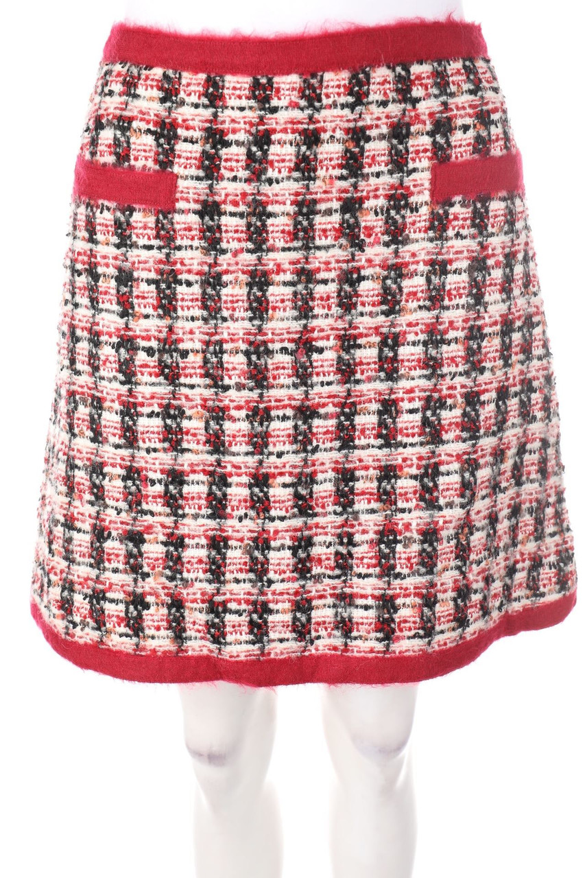 PAULE KA - Bouclé-Skirt, Virgin Wool Mix - D 38