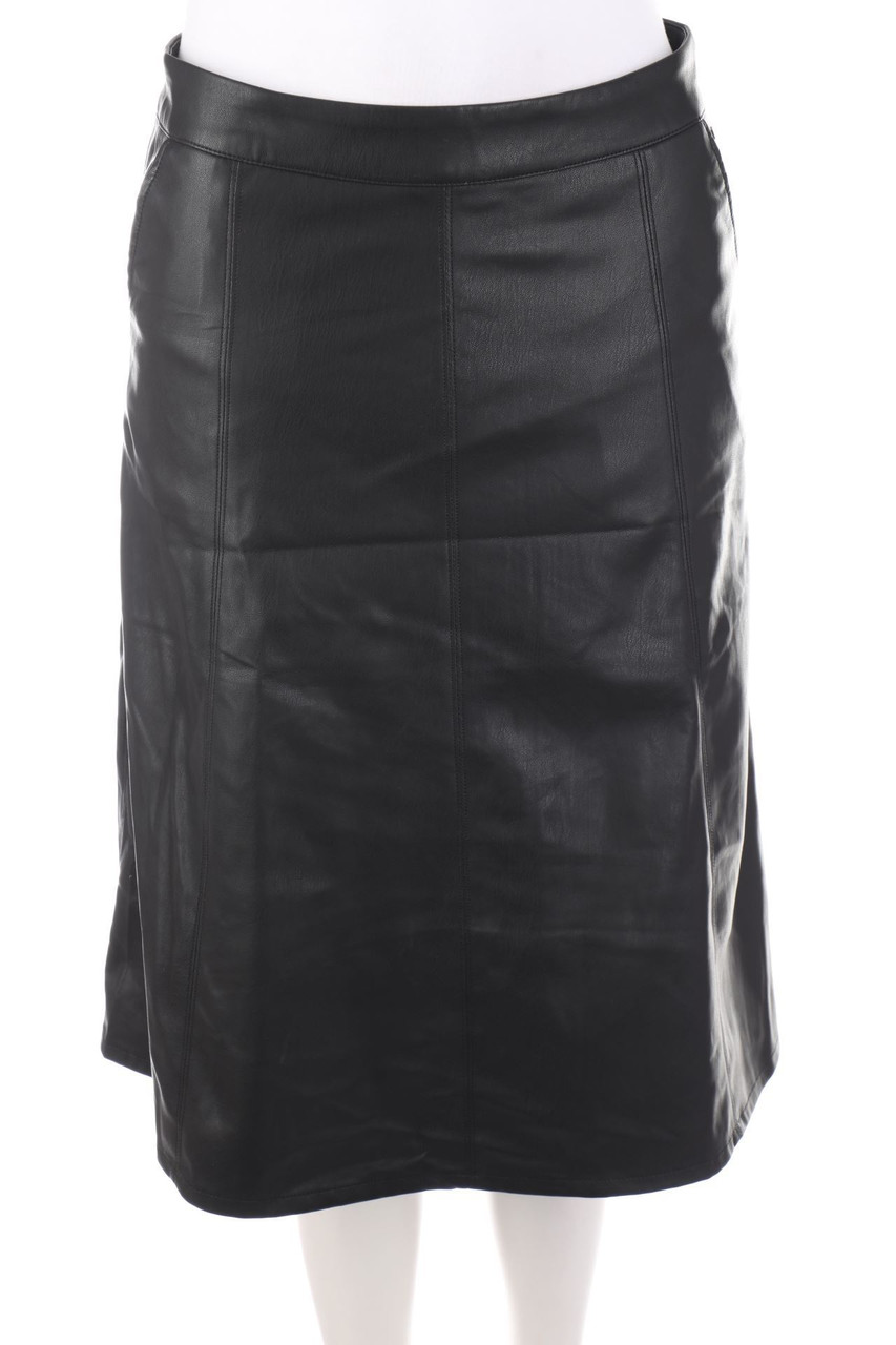 KHUJO - Faux Leather-Skirt - S
