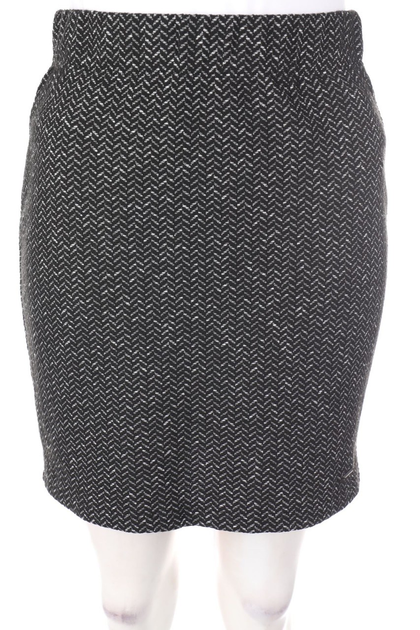 comma - Stretch-Rock mit Zickzack-Muster - D 34