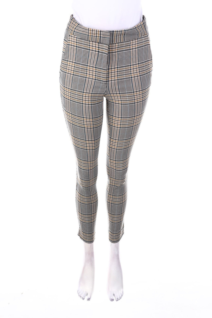 ZARA - Hose mit Karo-Muster - S