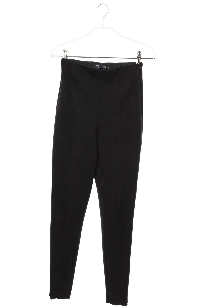 ZARA - Faux Leather-Treggings - XS