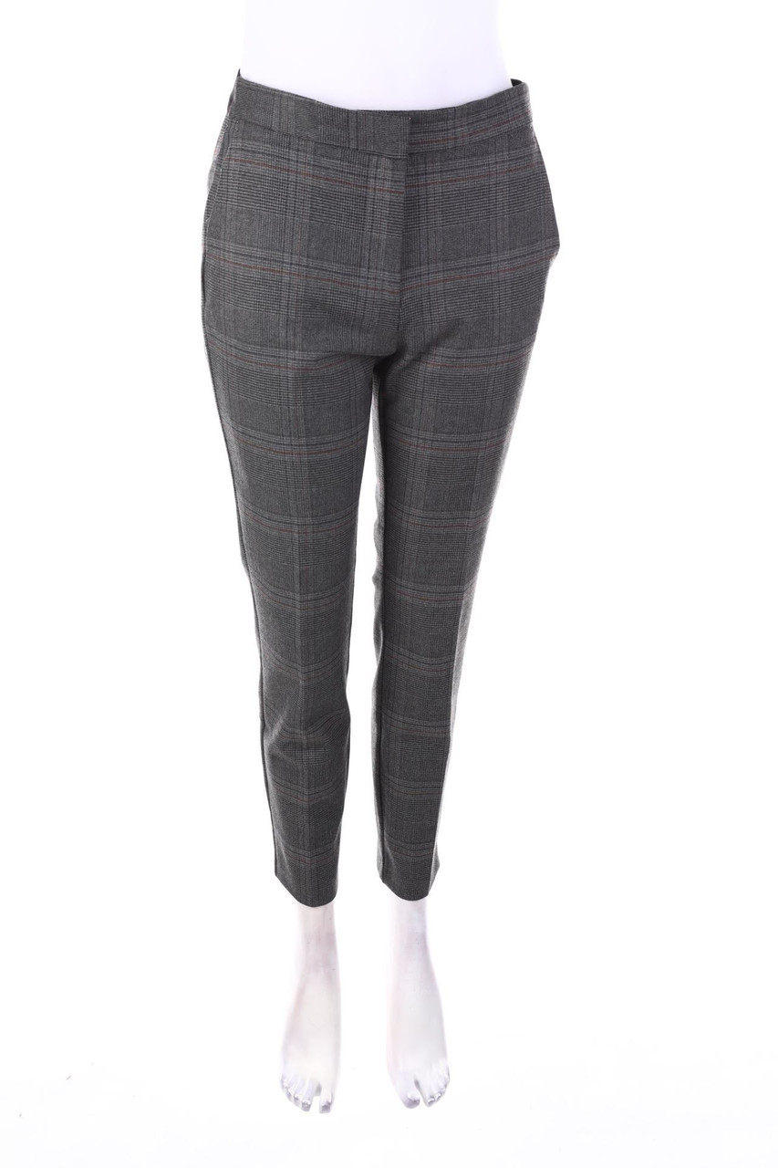 ZARA - Chino-Hose mit Karo-Muster - M