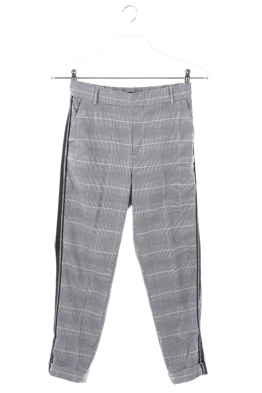 ZARA TRF - Jogger-Hose mit Karo-Muster - XS
