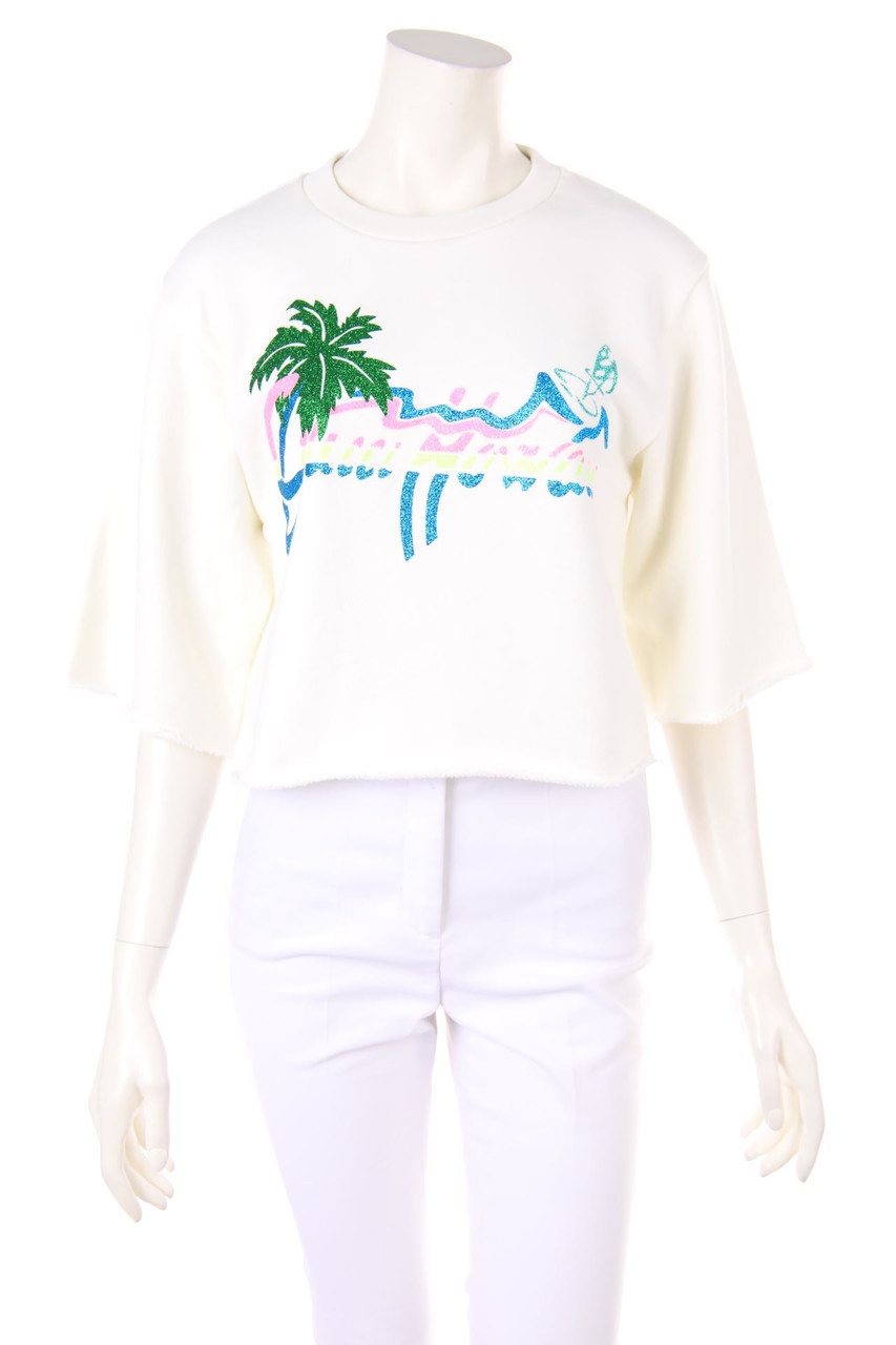 GUCCI - Oversize-Sweatshirt with Logo-Print - XXS