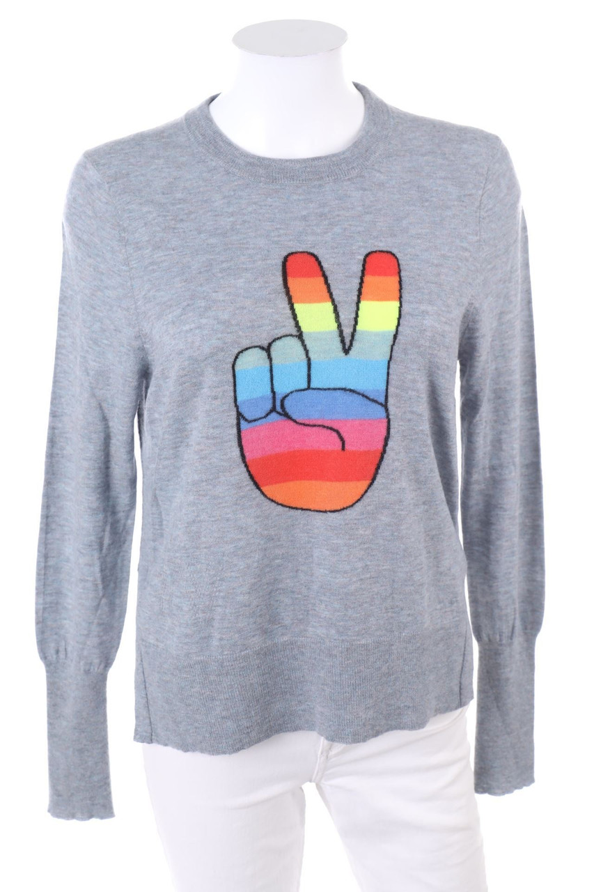 ZADIG & VOLTAIRE - Strick-Pullover aus 100% Kaschmir mit Print - S