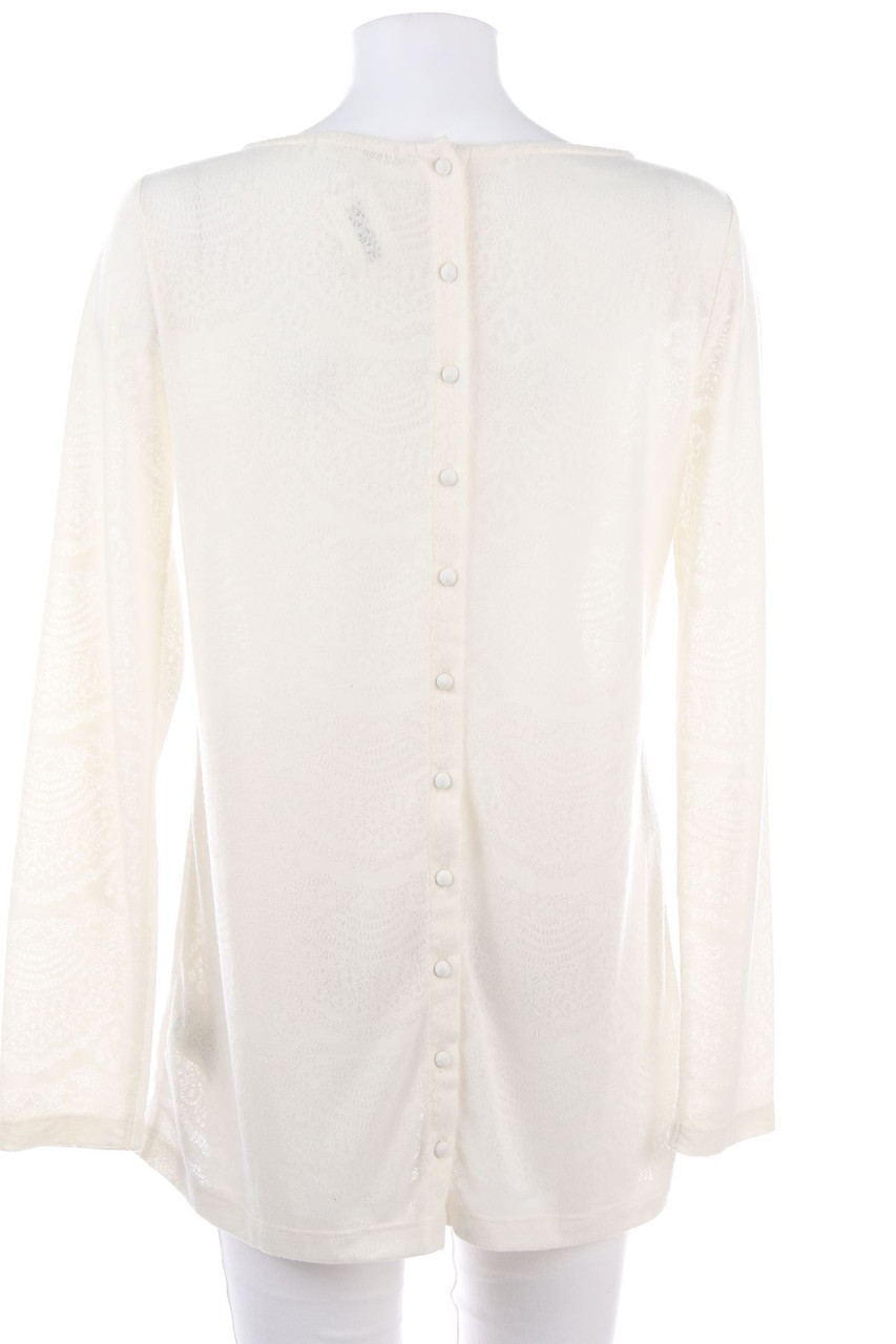 OPUS - Longsleeve-Shirt with Flower Print - D 40