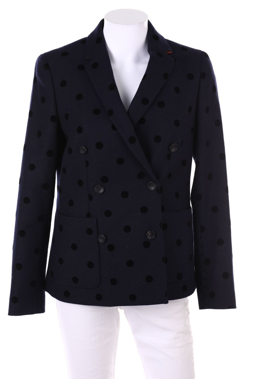 Paul Smith - Double-Breasted Blazer, Wool-Blend with Dots - D 36