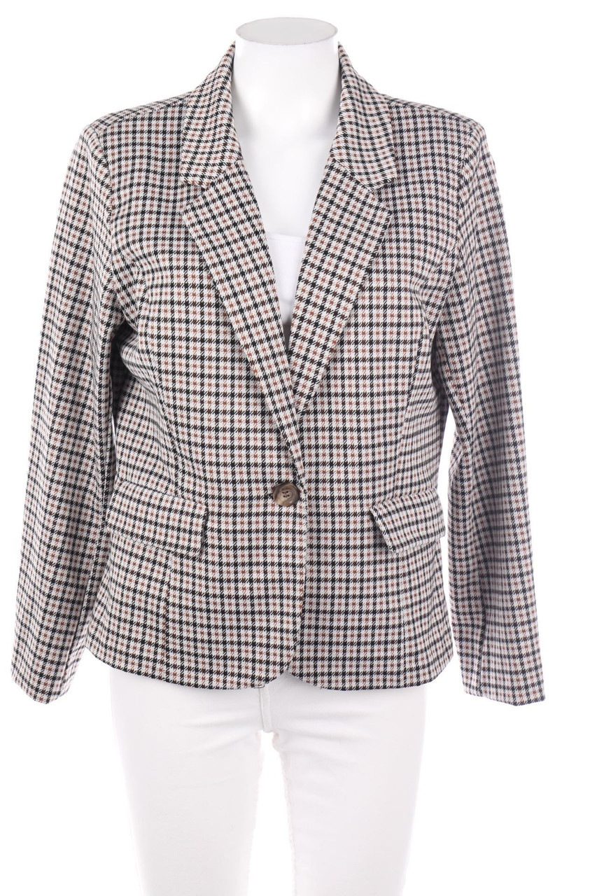 FREEQUENT - Blazer mit Karo-Muster - XL