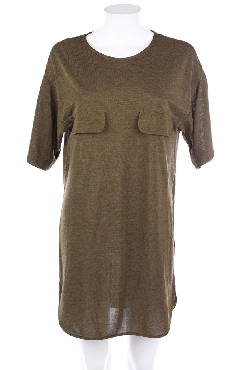 ZARA - Mini Dress with Patch Pockets - S